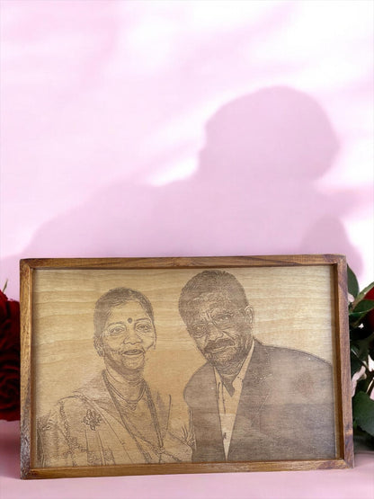 Custom Wooden Engraved Photo Frame | Unique Gifts