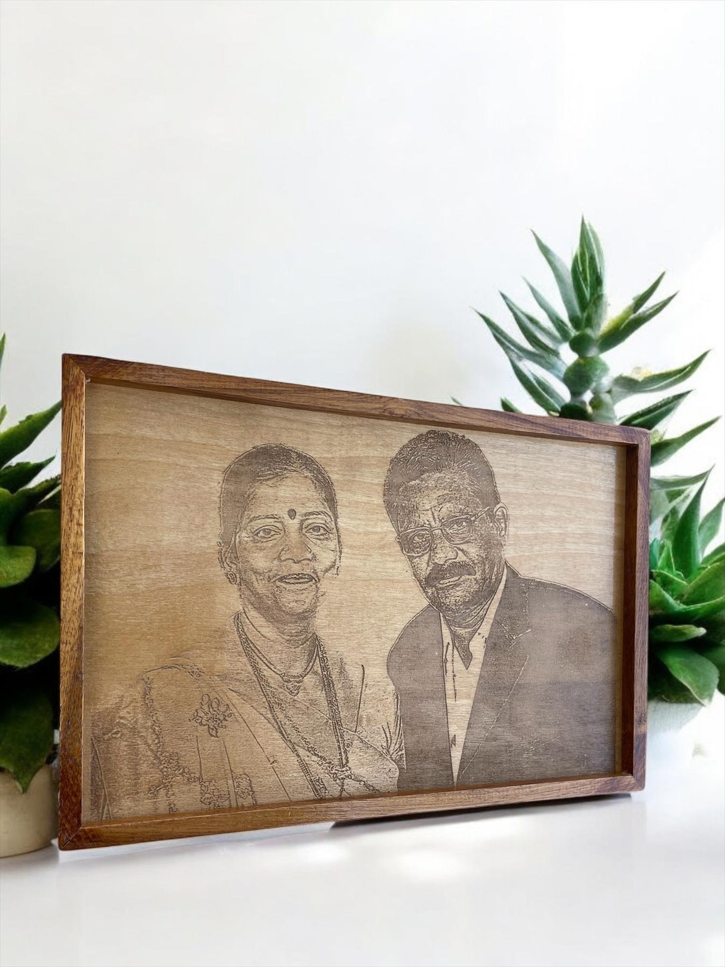 Custom Wooden Engraved Photo Frame | Unique Gifts