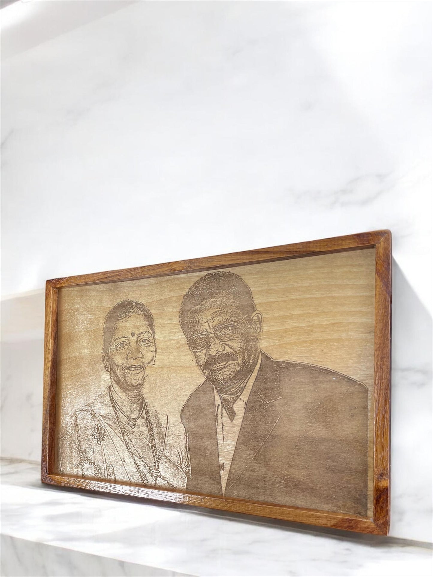 Custom Wooden Engraved Photo Frame | Unique Gifts