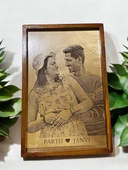 Custom Wooden Engraved Photo Frame | Unique Gifts